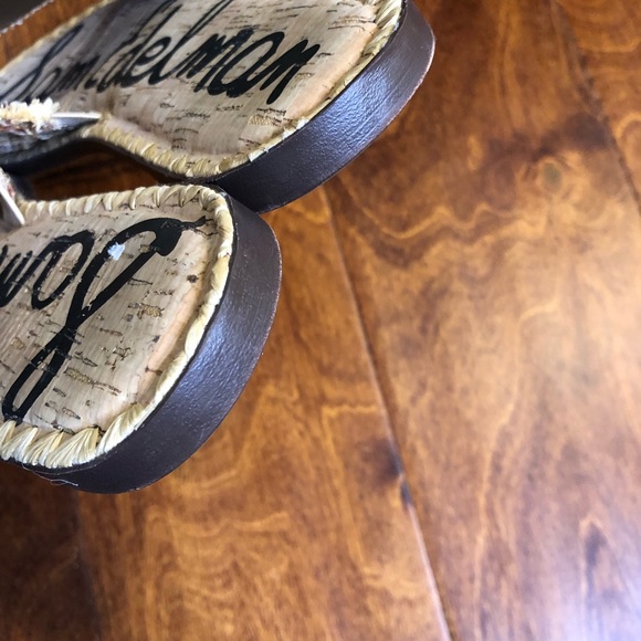 Sam Edelman Glenda Raffia Slide Sandal 8.5 - Picture 9 of 10